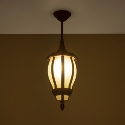 GloboStar® VERDI 203-0234 Vintage Κρεμαστό Φωτιστικό Φαναράκι Μονόφωτο 1 x E27 IP44 Χάλκινο Πλαστικό Σώμα - Μ17 x Π17 x Υ47cm Διακόσμηση - Φως - Χαλιά GloboStar® VERDI 203-0234 Vintage Κρεμαστό Φωτιστικό Φαναράκι Μονόφωτο 1 x E27 IP44 Χάλκινο Πλαστικό Σώμα - Μ17 x Π17 x Υ47cm Διακόσμηση - Φως - Χαλιά