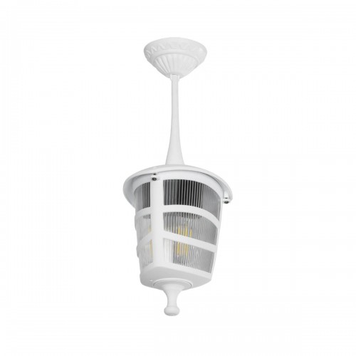 GloboStar® ZARDIN 203-0237 Vintage Κρεμαστό Φωτιστικό Φαναράκι Μονόφωτο 1 x E27 IP44 Λευκό Πλαστικό Σώμα - Μ17 x Π17 x Υ42cm Διακόσμηση - Φως - Χαλιά GloboStar® ZARDIN 203-0237 Vintage Κρεμαστό Φωτιστικό Φαναράκι Μονόφωτο 1 x E27 IP44 Λευκό Πλαστικό Σώμα - Μ17 x Π17 x Υ42cm Διακόσμηση - Φως - Χαλιά