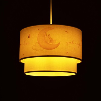 GloboStar® MOON 204-0011 Παιδικό Κρεμαστό Φωτιστικό Φιγούρα Μονόφωτο 1 x E27 IP20 Λευκό Ύφασμα - Μ30 x Π30 x Υ70cm Διακόσμηση - Φως - Χαλιά GloboStar® MOON 204-0011 Παιδικό Κρεμαστό Φωτιστικό Φιγούρα Μονόφωτο 1 x E27 IP20 Λευκό Ύφασμα - Μ30 x Π30 x Υ70cm Διακόσμηση - Φως - Χαλιά