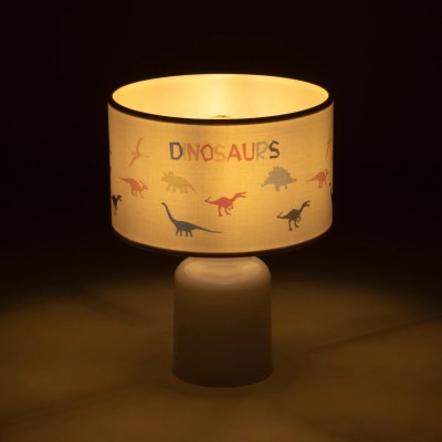 GloboStar® DINO 204-0028 Παιδικό Eπιτραπέζιο Φωτιστικό Φιγούρα Μονόφωτο 1 x E27 IP20 Λευκό Ύφασμα - Μ24 x Π24 x Υ32cm Διακόσμηση - Φως - Χαλιά GloboStar® DINO 204-0028 Παιδικό Eπιτραπέζιο Φωτιστικό Φιγούρα Μονόφωτο 1 x E27 IP20 Λευκό Ύφασμα - Μ24 x Π24 x Υ32cm Διακόσμηση - Φως - Χαλιά