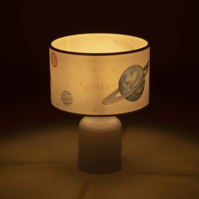 GloboStar® SATURN 204-0030 Παιδικό Eπιτραπέζιο Φωτιστικό Φιγούρα Μονόφωτο 1 x E27 IP20 Μπεζ Ύφασμα - Μ24 x Π24 x Υ32cm Διακόσμηση - Φως - Χαλιά GloboStar® SATURN 204-0030 Παιδικό Eπιτραπέζιο Φωτιστικό Φιγούρα Μονόφωτο 1 x E27 IP20 Μπεζ Ύφασμα - Μ24 x Π24 x Υ32cm Διακόσμηση - Φως - Χαλιά