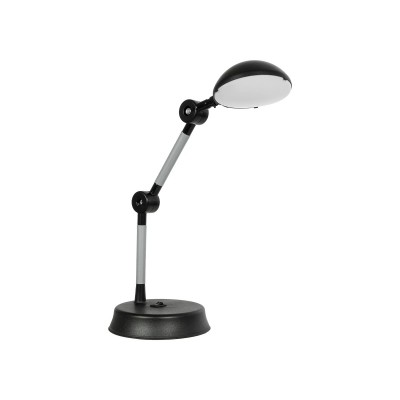 GLOBOSTAR® MICHEL 202-0061 Μοντέρνο Επιτραπέζιο Φωτιστικό Γραφείου LED 6W 540lm 120° AC 220-240V IP20 Ψυχρό Λευκό 6000K - Lumileds SMD Chip - Μαύρο - Μ15 x Π15 x Υ51cm - 2 Χρόνια Εγγύηση