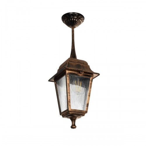 GloboStar® SOLME 203-0214 Vintage Κρεμαστό Φωτιστικό Φαναράκι Μονόφωτο 1 x E27 IP44 Χάλκινο Πλαστικό Σώμα - Μ15 x Π15 x Υ50cm Διακόσμηση - Φως - Χαλιά GloboStar® SOLME 203-0214 Vintage Κρεμαστό Φωτιστικό Φαναράκι Μονόφωτο 1 x E27 IP44 Χάλκινο Πλαστικό Σώμα - Μ15 x Π15 x Υ50cm Διακόσμηση - Φως - Χαλιά