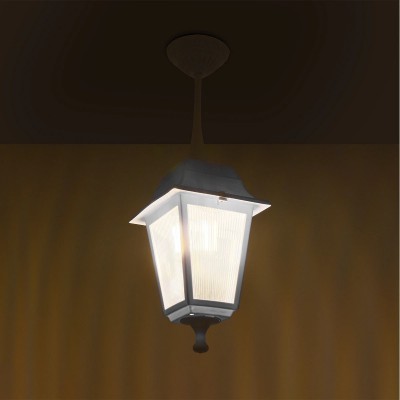 GloboStar® SOLME 203-0219 Vintage Κρεμαστό Φωτιστικό Φαναράκι Μονόφωτο 1 x E27 IP44 Λευκό Πλαστικό Σώμα - Μ15 x Π15 x Υ50cm Διακόσμηση - Φως - Χαλιά GloboStar® SOLME 203-0219 Vintage Κρεμαστό Φωτιστικό Φαναράκι Μονόφωτο 1 x E27 IP44 Λευκό Πλαστικό Σώμα - Μ15 x Π15 x Υ50cm Διακόσμηση - Φως - Χαλιά