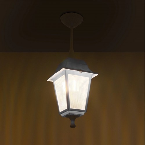 GloboStar® SOLME 203-0219 Vintage Κρεμαστό Φωτιστικό Φαναράκι Μονόφωτο 1 x E27 IP44 Λευκό Πλαστικό Σώμα - Μ15 x Π15 x Υ50cm Διακόσμηση - Φως - Χαλιά GloboStar® SOLME 203-0219 Vintage Κρεμαστό Φωτιστικό Φαναράκι Μονόφωτο 1 x E27 IP44 Λευκό Πλαστικό Σώμα - Μ15 x Π15 x Υ50cm Διακόσμηση - Φως - Χαλιά