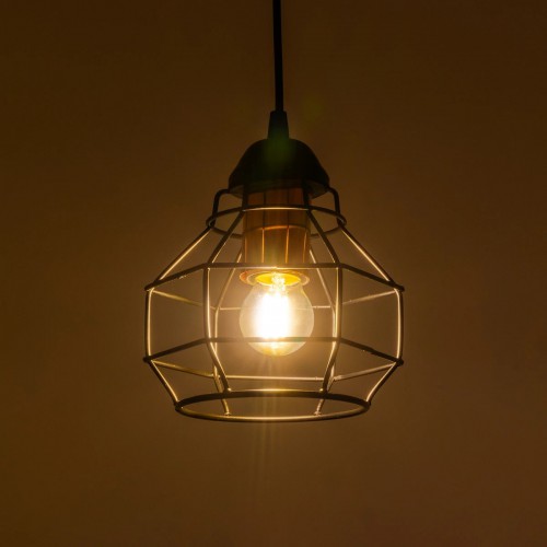 GloboStar® BUR 204-0180 Μοντέρνο Κρεμαστό Φωτιστικό Οροφής Μονόφωτο 1 x E27 AC 220-240V IP20 Μαύρο - Μ17 x Π17 x Υ23cm Διακόσμηση - Φως - Χαλιά GloboStar® BUR 204-0180 Μοντέρνο Κρεμαστό Φωτιστικό Οροφής Μονόφωτο 1 x E27 AC 220-240V IP20 Μαύρο - Μ17 x Π17 x Υ23cm Διακόσμηση - Φως - Χαλιά