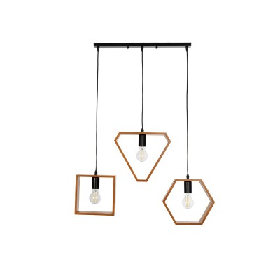 GLOBOSTAR® ELISE 999-0034 Μοντέρνο Κρεμαστό Φωτιστικό Οροφής με Ντουί 3 x E27 AC 220-240V IP20 - Καφέ & Μαύρο - Μ74 x Π9 x Υ40cm Διακόσμηση - Φως - Χαλιά GLOBOSTAR® ELISE 999-0034 Μοντέρνο Κρεμαστό Φωτιστικό Οροφής με Ντουί 3 x E27 AC 220-240V IP20 - Καφέ & Μαύρο - Μ74 x Π9 x Υ40cm Διακόσμηση - Φως - Χαλιά