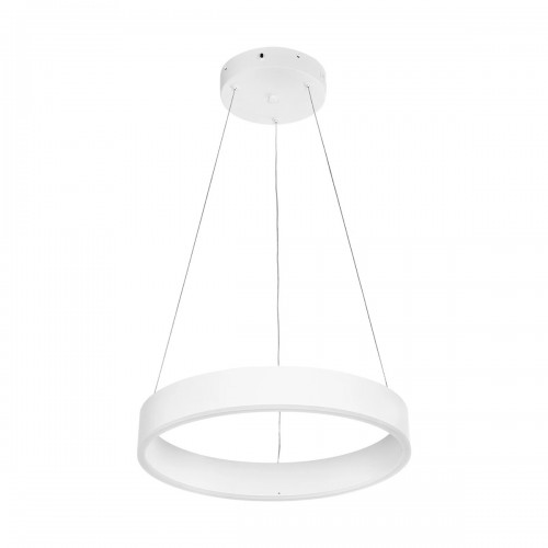GLOBOSTAR® VENOM 61174 Μοντέρνο Κρεμαστό Φωτιστικό Οροφής LED 30W 3513lm 120° AC 220-240V IP20 Ρυθμιζόμενο Λευκό CCT με Χειριστήριο από 2700K έως 6000K Dimmable - Lumileds SMD Chip - Λευκό Ματ - Μ40 x Π40 x Υ6.5cm - 3 Χρόνια Εγγύηση Διακόσμηση - Φως - Χαλ