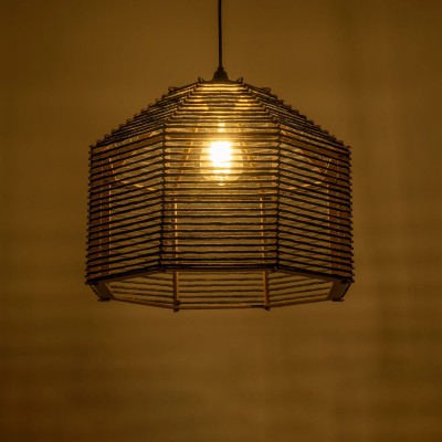GLOBOSTAR® VORK 205-0027 Boho Κρεμαστό Φωτιστικό Οροφής με Ντουί 1 x E27 AC 220-240V IP20 - Μαύρο - M40 x Π40 x Υ36cm Διακόσμηση - Φως - Χαλιά GLOBOSTAR® VORK 205-0027 Boho Κρεμαστό Φωτιστικό Οροφής με Ντουί 1 x E27 AC 220-240V IP20 - Μαύρο - M40 x Π40 x Υ36cm Διακόσμηση - Φως - Χαλιά