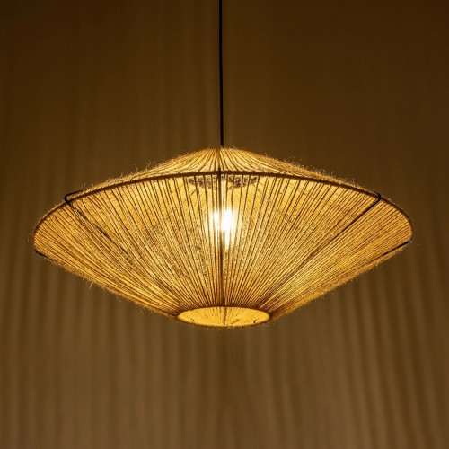 GLOBOSTAR® OVNI 205-0029 Boho Κρεμαστό Φωτιστικό Οροφής με Ντουί 1 x E27 AC 220-240V IP20 - Μπεζ - M60 x Π60 x Υ29cm Διακόσμηση - Φως - Χαλιά GLOBOSTAR® OVNI 205-0029 Boho Κρεμαστό Φωτιστικό Οροφής με Ντουί 1 x E27 AC 220-240V IP20 - Μπεζ - M60 x Π60 x Υ29cm Διακόσμηση - Φως - Χαλιά