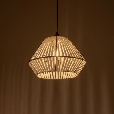 GLOBOSTAR® NUI 205-0063 Boho Κρεμαστό Φωτιστικό Οροφής με Ντουί 1 x E27 AC 220-240V IP20 - Λευκό - M36 x Π36 x Υ27cm Διακόσμηση - Φως - Χαλιά GLOBOSTAR® NUI 205-0063 Boho Κρεμαστό Φωτιστικό Οροφής με Ντουί 1 x E27 AC 220-240V IP20 - Λευκό - M36 x Π36 x Υ27cm Διακόσμηση - Φως - Χαλιά