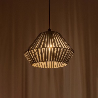 GLOBOSTAR® NUI 205-0065 Boho Κρεμαστό Φωτιστικό Οροφής με Ντουί 1 x E27 AC 220-240V IP20 - Γκρι - M36 x Π36 x Υ27cm Διακόσμηση - Φως - Χαλιά GLOBOSTAR® NUI 205-0065 Boho Κρεμαστό Φωτιστικό Οροφής με Ντουί 1 x E27 AC 220-240V IP20 - Γκρι - M36 x Π36 x Υ27cm Διακόσμηση - Φως - Χαλιά