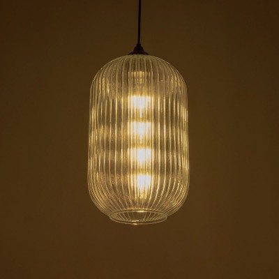 GLOBOSTAR® MELONI 206-0017 Μοντέρνο Κρεμαστό Φωτιστικό Οροφής με Ντουί 1 x E27 AC 220-240V IP20 - Διάφανο - Μ20 x Π20 x Υ38cm Διακόσμηση - Φως - Χαλιά GLOBOSTAR® MELONI 206-0017 Μοντέρνο Κρεμαστό Φωτιστικό Οροφής με Ντουί 1 x E27 AC 220-240V IP20 - Διάφανο - Μ20 x Π20 x Υ38cm Διακόσμηση - Φως - Χαλιά