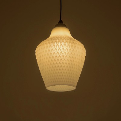 GLOBOSTAR® SKLO 206-0023 Μοντέρνο Κρεμαστό Φωτιστικό Οροφής με Ντουί 1 x E27 AC 220-240V IP20 - Λευκό - Μ22 x Π22 x Υ31cm Διακόσμηση - Φως - Χαλιά GLOBOSTAR® SKLO 206-0023 Μοντέρνο Κρεμαστό Φωτιστικό Οροφής με Ντουί 1 x E27 AC 220-240V IP20 - Λευκό - Μ22 x Π22 x Υ31cm Διακόσμηση - Φως - Χαλιά
