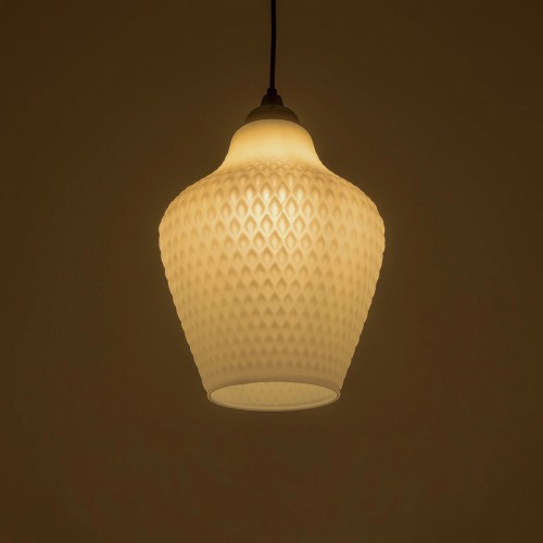 GLOBOSTAR® SKLO 206-0023 Μοντέρνο Κρεμαστό Φωτιστικό Οροφής με Ντουί 1 x E27 AC 220-240V IP20 - Λευκό - Μ22 x Π22 x Υ31cm Διακόσμηση - Φως - Χαλιά GLOBOSTAR® SKLO 206-0023 Μοντέρνο Κρεμαστό Φωτιστικό Οροφής με Ντουί 1 x E27 AC 220-240V IP20 - Λευκό - Μ22 x Π22 x Υ31cm Διακόσμηση - Φως - Χαλιά