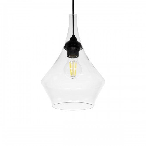 GLOBOSTAR® TORU 206-0042 Μοντέρνο Κρεμαστό Φωτιστικό Οροφής με Ντουί 1 x E27 AC 220-240V IP20 - Διάφανο - Μ20 x Π20 x Υ31cm Διακόσμηση - Φως - Χαλιά GLOBOSTAR® TORU 206-0042 Μοντέρνο Κρεμαστό Φωτιστικό Οροφής με Ντουί 1 x E27 AC 220-240V IP20 - Διάφανο - Μ20 x Π20 x Υ31cm Διακόσμηση - Φως - Χαλιά