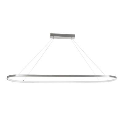 GLOBOSTAR® BOLIVAR 61273 Μοντέρνο Κρεμαστό Φωτιστικό Οροφής LED 54W 6210lm 360° AC 220-240V IP20 Ρυθμιζόμενο Λευκό CCT με Χειριστήριο από 2700K έως 6000K Dimmable - Lumileds SMD Chip - Νίκελ Βούρτσας - Μ120 x Π30 x Υ2cm - 3 Χρόνια Εγγύηση Διακόσμηση - Φως GLOBOSTAR® BOLIVAR 61273 Μοντέρνο Κρεμαστό Φωτιστικό Οροφής LED 54W 6210lm 360° AC 220-240V IP20 Ρυθμιζόμενο Λευκό CCT με Χειριστήριο από 2700K έως 6000K Dimmable - Lumileds SMD Chip - Νίκελ Βούρτσας - Μ120 x Π30 x Υ2cm - 3 Χρόνια Εγγύηση Διακόσμηση - Φως