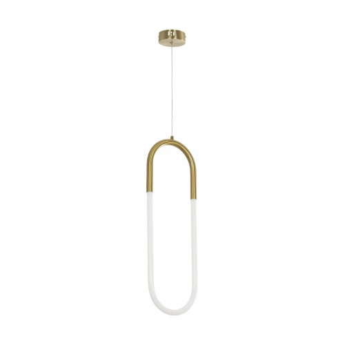 kelvo® GLOW KLV-101-0176 Κρεμαστό Φωτιστικό Οροφής LED 18W 1800lm 360° AC 220-240V IP20 Ρυθμιζόμενο Λευκό CCT με On/Off 2700K/4500K/6000K - Lumileds SMD Chip - Χρυσό Πλατίνα - Μ20 x Π2.5 x Υ60cm - 3 Χρόνια Εγγύηση Διακόσμηση - Φως - Χαλιά