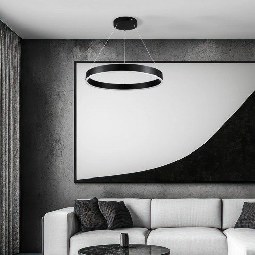 kelvo® VENOM KLV-101-0187 Κρεμαστό Φωτιστικό Οροφής LED 45W 4500lm 120° AC 220-240V IP20 Ρυθμιζόμενο Λευκό CCT με Χειριστήριο από 2700K έως 6000K Dimmable - Lumileds SMD Chip - Μαύρο Ματ - Μ60 x Π60 x Υ6.5cm - 3 Χρόνια Εγγύηση Διακόσμηση - Φως - Χαλιά kelvo® VENOM KLV-101-0187 Κρεμαστό Φωτιστικό Οροφής LED 45W 4500lm 120° AC 220-240V IP20 Ρυθμιζόμενο Λευκό CCT με Χειριστήριο από 2700K έως 6000K Dimmable - Lumileds SMD Chip - Μαύρο Ματ - Μ60 x Π60 x Υ6.5cm - 3 Χρόνια Εγγύηση Διακόσμηση - Φως - Χαλιά