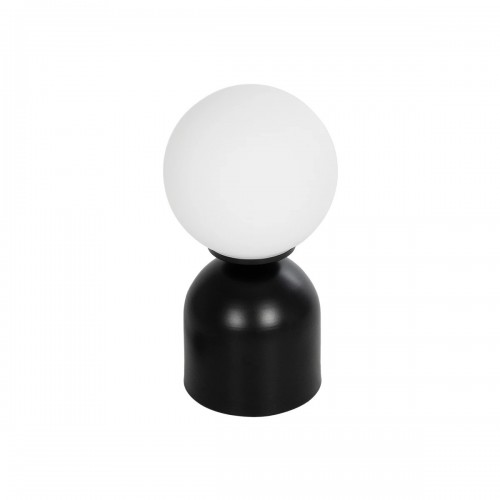 GloboStar® MAGIC 204-0132 Μοντέρνο Eπιτραπέζιο Φωτιστικό Μονόφωτο 1 x E27 IP20 Μαύρο Μέταλλο με Λευκό Γυαλί - Μ13 x Π13 x Υ28cm Διακόσμηση - Φως - Χαλιά GloboStar® MAGIC 204-0132 Μοντέρνο Eπιτραπέζιο Φωτιστικό Μονόφωτο 1 x E27 IP20 Μαύρο Μέταλλο με Λευκό Γυαλί - Μ13 x Π13 x Υ28cm Διακόσμηση - Φως - Χαλιά