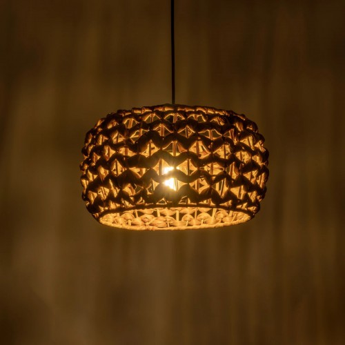 GloboStar® DARIO 204-0159 Boho Κρεμαστό Φωτιστικό Kαπέλο Μονόφωτο 1 x E27 IP20 Καφέ Rattan - Μ29 x Π29 x Υ16cm Διακόσμηση - Φως - Χαλιά GloboStar® DARIO 204-0159 Boho Κρεμαστό Φωτιστικό Kαπέλο Μονόφωτο 1 x E27 IP20 Καφέ Rattan - Μ29 x Π29 x Υ16cm Διακόσμηση - Φως - Χαλιά