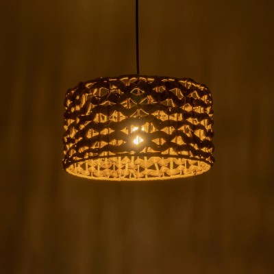 GloboStar® POMEGRANDE 204-0160 Boho Κρεμαστό Φωτιστικό Kαπέλο Μονόφωτο 1 x E27 IP20 Καφέ Rattan - Μ29 x Π29 x Υ16cm Διακόσμηση - Φως - Χαλιά GloboStar® POMEGRANDE 204-0160 Boho Κρεμαστό Φωτιστικό Kαπέλο Μονόφωτο 1 x E27 IP20 Καφέ Rattan - Μ29 x Π29 x Υ16cm Διακόσμηση - Φως - Χαλιά