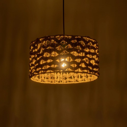 GloboStar® POMEGRANDE 204-0160 Boho Κρεμαστό Φωτιστικό Kαπέλο Μονόφωτο 1 x E27 IP20 Καφέ Rattan - Μ29 x Π29 x Υ16cm Διακόσμηση - Φως - Χαλιά GloboStar® POMEGRANDE 204-0160 Boho Κρεμαστό Φωτιστικό Kαπέλο Μονόφωτο 1 x E27 IP20 Καφέ Rattan - Μ29 x Π29 x Υ16cm Διακόσμηση - Φως - Χαλιά