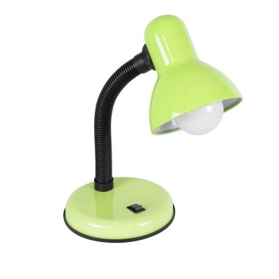 GLOBOSTAR® STUDENT 01533 Μοντέρνο Επιτραπέζιο Φωτιστικό Πορτατίφ με Ντουί 1 x E27 AC 220-240V IP20 - Πράσινο & Μαύρο - Μ12 x Π12 x Υ32cm