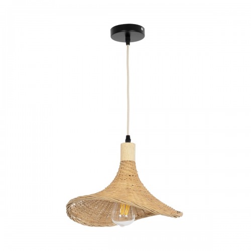 GloboStar® CUBA 01715 Vintage Κρεμαστό Φωτιστικό Οροφής Μονόφωτο 1 x E27 Μπεζ Ξύλινο Bamboo Φ33 x Y25cm Διακόσμηση - Φωτισμός - Χαλιά GloboStar® CUBA 01715 Vintage Κρεμαστό Φωτιστικό Οροφής Μονόφωτο 1 x E27 Μπεζ Ξύλινο Bamboo Φ33 x Y25cm Διακόσμηση - Φωτισμός - Χαλιά