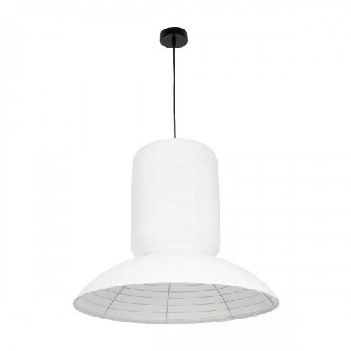 GLOBOSTAR® ROMINA 62003 Μοντέρνο Κρεμαστό Φωτιστικό Οροφής με Ντουί 1 x E27 AC 220-240V IP20 - Λευκό - Μ60 x Π60 x Υ48cm Διακόσμηση - Φως - Χαλιά
