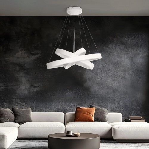kelvo® VENOM KLV-101-0200-V2 Κρεμαστό Φωτιστικό Οροφής LED 120W 12000lm 120° AC 220-240V IP20 Ρυθμιζόμενο Λευκό CCT με Χειριστήριο από 2700K έως 6000K Dimmable - Lumileds SMD Chip - Λευκό Ματ - Μ80 x Π80 x Υ80cm - 3 Χρόνια Εγγύηση Διακόσμηση - Φως - Χαλιά kelvo® VENOM KLV-101-0200-V2 Κρεμαστό Φωτιστικό Οροφής LED 120W 12000lm 120° AC 220-240V IP20 Ρυθμιζόμενο Λευκό CCT με Χειριστήριο από 2700K έως 6000K Dimmable - Lumileds SMD Chip - Λευκό Ματ - Μ80 x Π80 x Υ80cm - 3 Χρόνια Εγγύηση Διακόσμηση - Φως - Χαλιά
