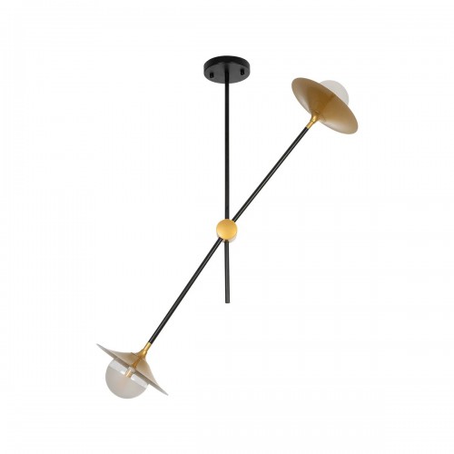 GLOBOSTAR® JOLIET 999-0043 Μοντέρνο Φωτιστικό Οροφής με Ντουί 2 x G9 AC 220-240V IP20 - Μαύρο & Χρυσό - Μ93 x Π20 x Υ106cm Διακόσμηση - Φως - Χαλιά GLOBOSTAR® JOLIET 999-0043 Μοντέρνο Φωτιστικό Οροφής με Ντουί 2 x G9 AC 220-240V IP20 - Μαύρο & Χρυσό - Μ93 x Π20 x Υ106cm Διακόσμηση - Φως - Χαλιά