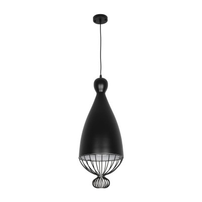 GLOBOSTAR® CARNEL 999-0110 Vintage Κρεμαστό Φωτιστικό Οροφής με Ντουί 1 x E27 AC 220-240V IP20 - Μαύρο - Μ26 x Π26 x Υ70cm Διακόσμηση - Φως - Χαλιά GLOBOSTAR® CARNEL 999-0110 Vintage Κρεμαστό Φωτιστικό Οροφής με Ντουί 1 x E27 AC 220-240V IP20 - Μαύρο - Μ26 x Π26 x Υ70cm Διακόσμηση - Φως - Χαλιά