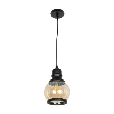GLOBOSTAR® OLIVER 999-0186 Vintage Κρεμαστό Φωτιστικό Οροφής με Ντουί 1 x E27 AC 220-240V IP20 - Μελί & Μαύρο - Μ16 x Π16 x Υ25cm Διακόσμηση - Φως - Χαλιά GLOBOSTAR® OLIVER 999-0186 Vintage Κρεμαστό Φωτιστικό Οροφής με Ντουί 1 x E27 AC 220-240V IP20 - Μελί & Μαύρο - Μ16 x Π16 x Υ25cm Διακόσμηση - Φως - Χαλιά