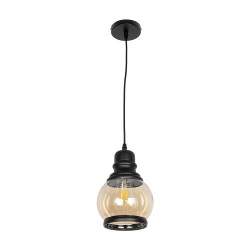 GLOBOSTAR® OLIVER 999-0186 Vintage Κρεμαστό Φωτιστικό Οροφής με Ντουί 1 x E27 AC 220-240V IP20 - Μελί & Μαύρο - Μ16 x Π16 x Υ25cm Διακόσμηση - Φως - Χαλιά GLOBOSTAR® OLIVER 999-0186 Vintage Κρεμαστό Φωτιστικό Οροφής με Ντουί 1 x E27 AC 220-240V IP20 - Μελί & Μαύρο - Μ16 x Π16 x Υ25cm Διακόσμηση - Φως - Χαλιά