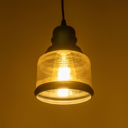 GLOBOSTAR® OLIVER 999-0187 Vintage Κρεμαστό Φωτιστικό Οροφής με Ντουί 1 x E27 AC 220-240V IP20 - Μελί & Μαύρο - Μ15 x Π15 x Υ21.5cm Διακόσμηση - Φως - Χαλιά GLOBOSTAR® OLIVER 999-0187 Vintage Κρεμαστό Φωτιστικό Οροφής με Ντουί 1 x E27 AC 220-240V IP20 - Μελί & Μαύρο - Μ15 x Π15 x Υ21.5cm Διακόσμηση - Φως - Χαλιά