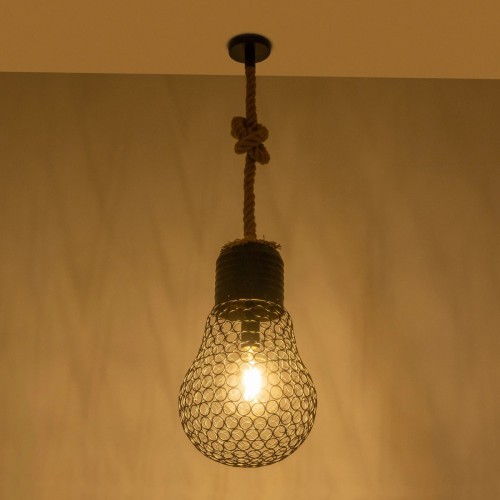 GLOBOSTAR® URBAN 999-0192 Vintage Κρεμαστό Φωτιστικό Οροφής με Ντουί 1 x E27 AC 220-240V IP20 - Μαύρο & Μπεζ - Μ28 x Π28 x Υ80cm Διακόσμηση - Φως - Χαλιά GLOBOSTAR® URBAN 999-0192 Vintage Κρεμαστό Φωτιστικό Οροφής με Ντουί 1 x E27 AC 220-240V IP20 - Μαύρο & Μπεζ - Μ28 x Π28 x Υ80cm Διακόσμηση - Φως - Χαλιά
