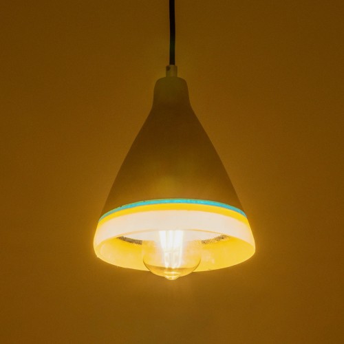 GLOBOSTAR® BEVIN 999-0219 Μοντέρνο Κρεμαστό Φωτιστικό Οροφής με Ντουί 1 x E27 AC 220-240V IP20 - Πολύχρωμο - Μ17 x Π17 x Υ21,5cm Διακόσμηση - Φως - Χαλιά GLOBOSTAR® BEVIN 999-0219 Μοντέρνο Κρεμαστό Φωτιστικό Οροφής με Ντουί 1 x E27 AC 220-240V IP20 - Πολύχρωμο - Μ17 x Π17 x Υ21,5cm Διακόσμηση - Φως - Χαλιά