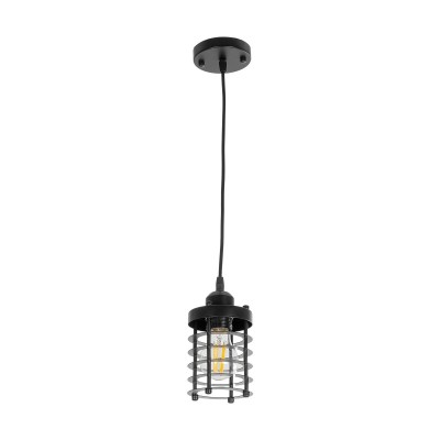 GLOBOSTAR® DARSEY 999-0227 Vintage Κρεμαστό Φωτιστικό Οροφής με Ντουί 1 x E27 AC 220-240V IP20 - Μαύρο - Μ10 x Π10 x Υ19cm Διακόσμηση - Φως - Χαλιά GLOBOSTAR® DARSEY 999-0227 Vintage Κρεμαστό Φωτιστικό Οροφής με Ντουί 1 x E27 AC 220-240V IP20 - Μαύρο - Μ10 x Π10 x Υ19cm Διακόσμηση - Φως - Χαλιά