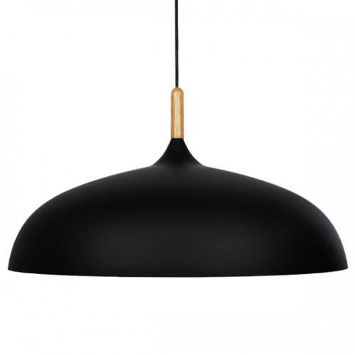 GloboStar® VALLETE BLACK 01259 Μοντέρνο Κρεμαστό Φωτιστικό Οροφής Μονόφωτο 1 x E27 Μαύρο Μεταλλικό Καμπάνα Φ60 x Y35cm Διακόσμηση - Φωτισμός - Χαλιά GloboStar® VALLETE BLACK 01259 Μοντέρνο Κρεμαστό Φωτιστικό Οροφής Μονόφωτο 1 x E27 Μαύρο Μεταλλικό Καμπάνα Φ60 x Y35cm Διακόσμηση - Φωτισμός - Χαλιά