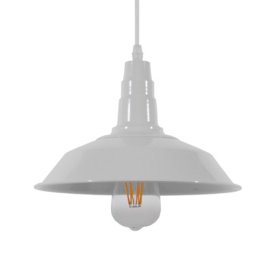 GLOBOSTAR® RAY 01044 Vintage Κρεμαστό Φωτιστικό Οροφής με Ντουί 1 x E27 AC 220-240V IP20 - Λευκό - Μ26 x Π26 x Υ25cm GLOBOSTAR® RAY 01044 Vintage Κρεμαστό Φωτιστικό Οροφής με Ντουί 1 x E27 AC 220-240V IP20 - Λευκό - Μ26 x Π26 x Υ25cm