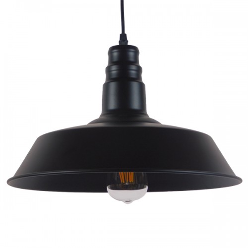 GLOBOSTAR® RAY 01049 Vintage Κρεμαστό Φωτιστικό Οροφής με Ντουί 1 x E27 AC 220-240V IP20 - Μαύρο - Μ36 x Π36 x Υ25cm GLOBOSTAR® RAY 01049 Vintage Κρεμαστό Φωτιστικό Οροφής με Ντουί 1 x E27 AC 220-240V IP20 - Μαύρο - Μ36 x Π36 x Υ25cm