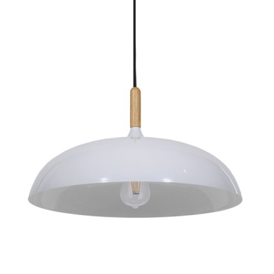 GLOBOSTAR® VALLETE 01256 Μοντέρνο Κρεμαστό Φωτιστικό Οροφής με Ντουί 1 x E27 AC 220-240V IP20 - Λευκό & Μπεζ - Μ45 x Π45 x Υ27cm GLOBOSTAR® VALLETE 01256 Μοντέρνο Κρεμαστό Φωτιστικό Οροφής με Ντουί 1 x E27 AC 220-240V IP20 - Λευκό & Μπεζ - Μ45 x Π45 x Υ27cm