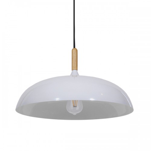 GLOBOSTAR® VALLETE 01256 Μοντέρνο Κρεμαστό Φωτιστικό Οροφής με Ντουί 1 x E27 AC 220-240V IP20 - Λευκό & Μπεζ - Μ45 x Π45 x Υ27cm GLOBOSTAR® VALLETE 01256 Μοντέρνο Κρεμαστό Φωτιστικό Οροφής με Ντουί 1 x E27 AC 220-240V IP20 - Λευκό & Μπεζ - Μ45 x Π45 x Υ27cm