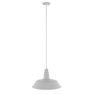 GLOBOSTAR® RAY 01043 Vintage Κρεμαστό Φωτιστικό Οροφής με Ντουί 1 x E27 AC 220-240V IP20 - Λευκό - Μ36 x Π36 x Υ25cm GLOBOSTAR® RAY 01043 Vintage Κρεμαστό Φωτιστικό Οροφής με Ντουί 1 x E27 AC 220-240V IP20 - Λευκό - Μ36 x Π36 x Υ25cm