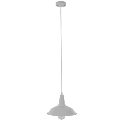 GLOBOSTAR® RAY 01044 Vintage Κρεμαστό Φωτιστικό Οροφής με Ντουί 1 x E27 AC 220-240V IP20 - Λευκό - Μ26 x Π26 x Υ25cm GLOBOSTAR® RAY 01044 Vintage Κρεμαστό Φωτιστικό Οροφής με Ντουί 1 x E27 AC 220-240V IP20 - Λευκό - Μ26 x Π26 x Υ25cm