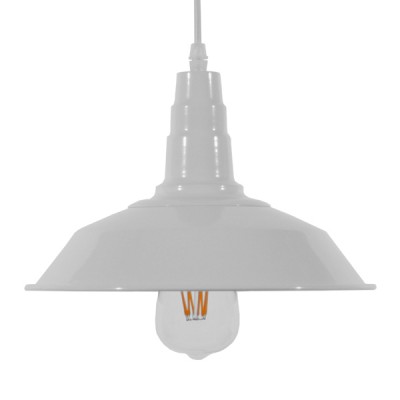 GLOBOSTAR® RAY 01044 Vintage Κρεμαστό Φωτιστικό Οροφής με Ντουί 1 x E27 AC 220-240V IP20 - Λευκό - Μ26 x Π26 x Υ25cm GLOBOSTAR® RAY 01044 Vintage Κρεμαστό Φωτιστικό Οροφής με Ντουί 1 x E27 AC 220-240V IP20 - Λευκό - Μ26 x Π26 x Υ25cm