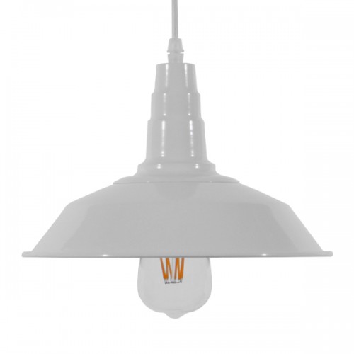 GLOBOSTAR® RAY 01044 Vintage Κρεμαστό Φωτιστικό Οροφής με Ντουί 1 x E27 AC 220-240V IP20 - Λευκό - Μ26 x Π26 x Υ25cm GLOBOSTAR® RAY 01044 Vintage Κρεμαστό Φωτιστικό Οροφής με Ντουί 1 x E27 AC 220-240V IP20 - Λευκό - Μ26 x Π26 x Υ25cm