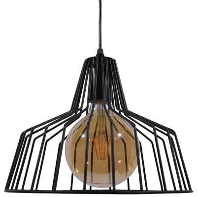 GLOBOSTAR® TERE 01165 Vintage Κρεμαστό Φωτιστικό Οροφής με Ντουί 1 x E27 AC 220-240V IP20 - Μαύρο - Μ30 x Π30 x Υ25cm GLOBOSTAR® TERE 01165 Vintage Κρεμαστό Φωτιστικό Οροφής με Ντουί 1 x E27 AC 220-240V IP20 - Μαύρο - Μ30 x Π30 x Υ25cm