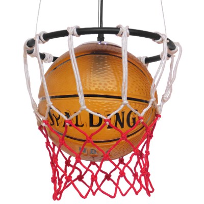 GLOBOSTAR® NBA 01027 Μοντέρνο Κρεμαστό Φωτιστικό Οροφής με Ντουί 1 x E27 AC 220-240V IP20 - Πορτοκαλί & Κόκκινο - Μ32 x Π32 x Υ28cm
